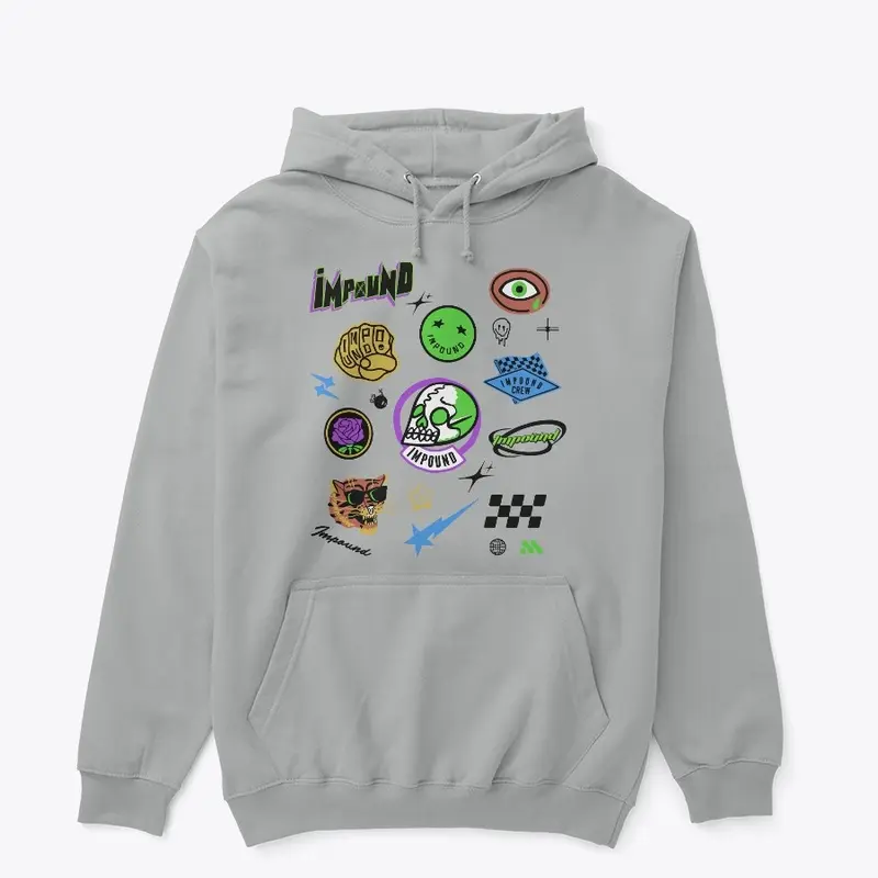 Impound Skull &amp; Symbols Hoodie