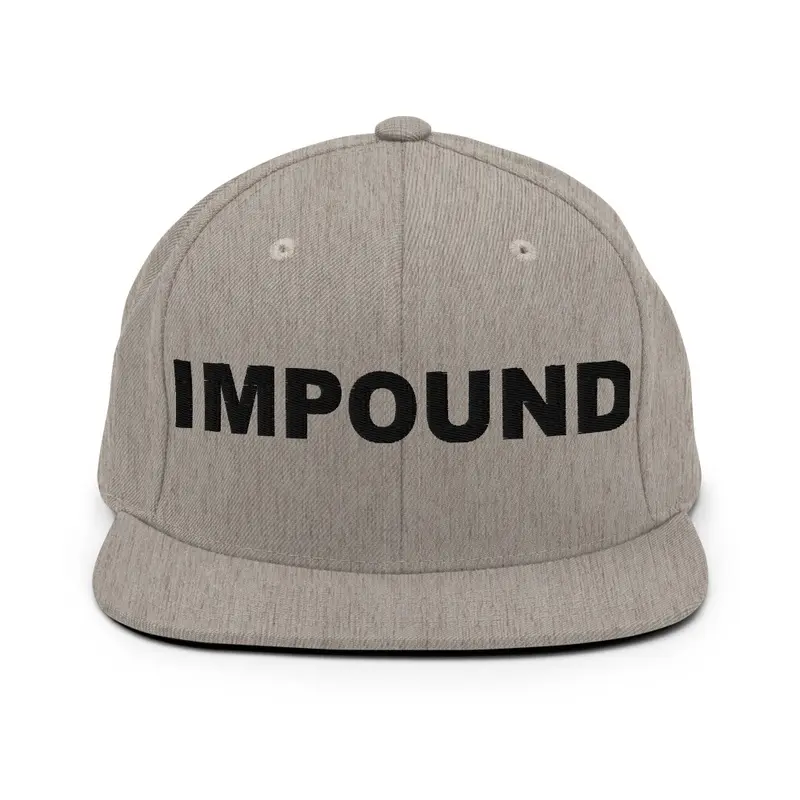 Heather Grey Impound Logo Hat