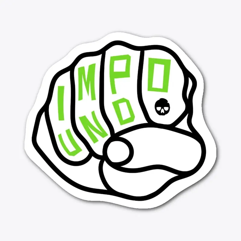 Impound Fist Logo Sticker