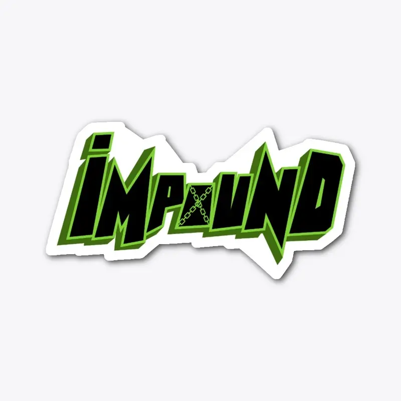 Impound Chain Logo Sticker